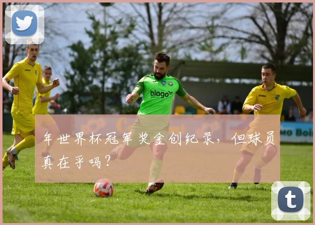 年世界杯冠军奖金创纪录，但球员真在乎吗？