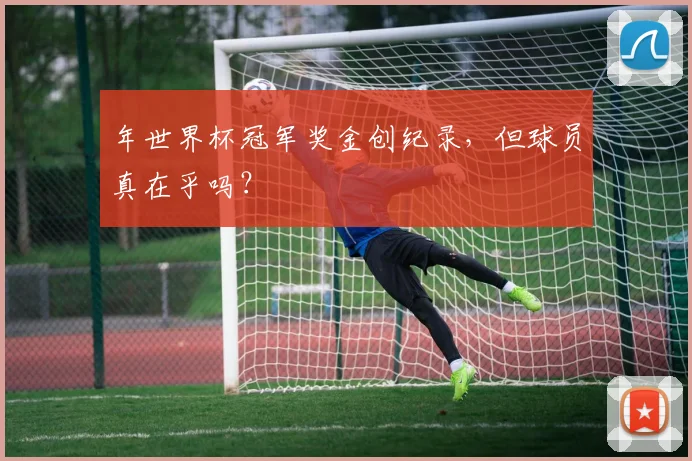 年世界杯冠军奖金创纪录,但球员真在乎吗?